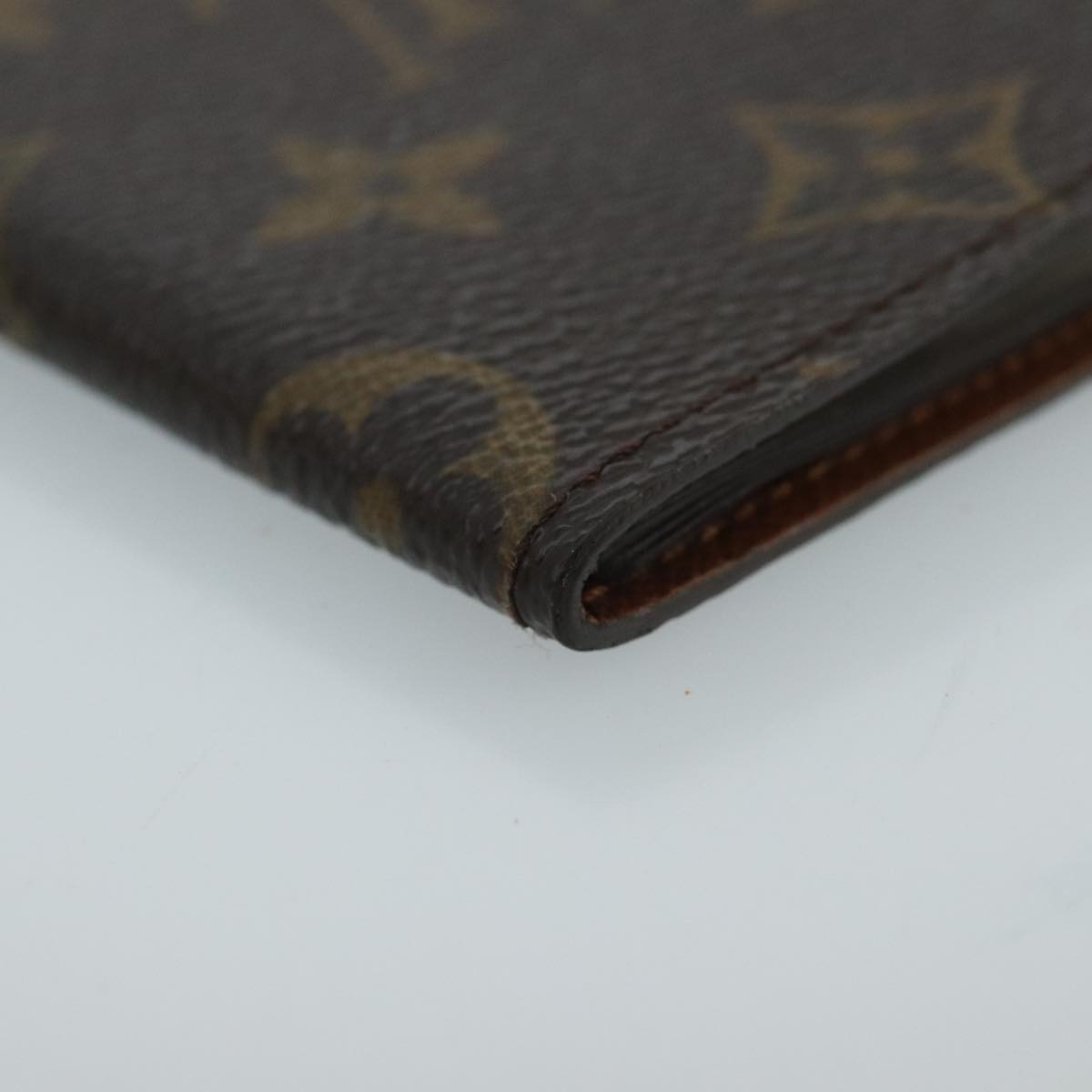 LOUIS VUITTON Monogram Porte Cartes Credit Pression Case M60937 LV Auth th5462