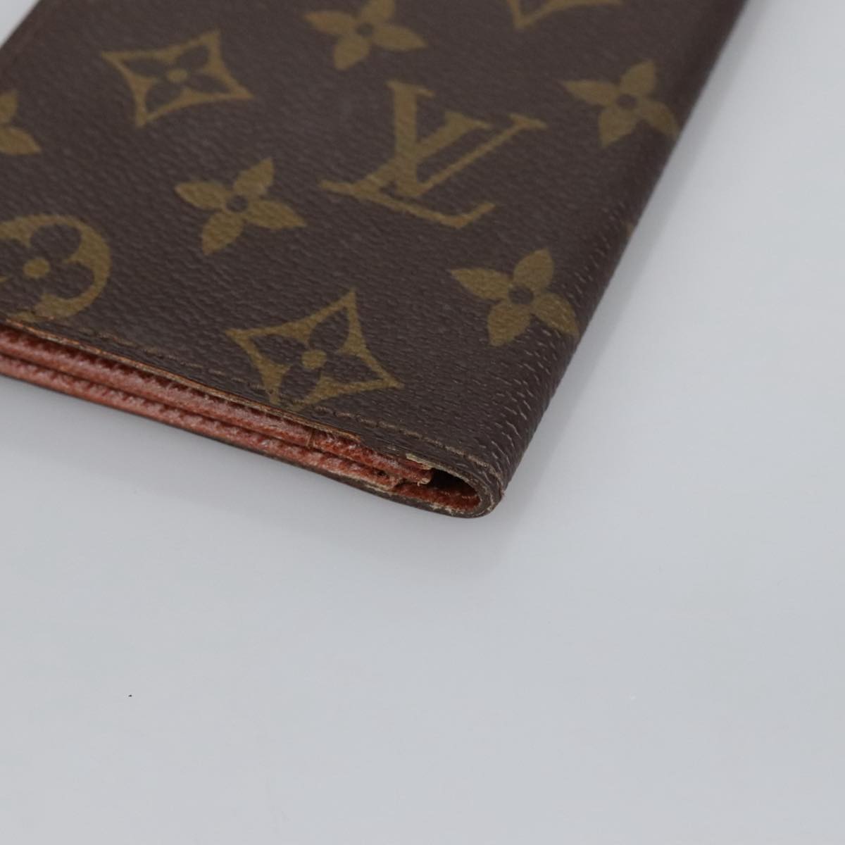 LOUIS VUITTON Monogram Porte Cartes Credit Billfold Wallet M60825 LV Auth th5463