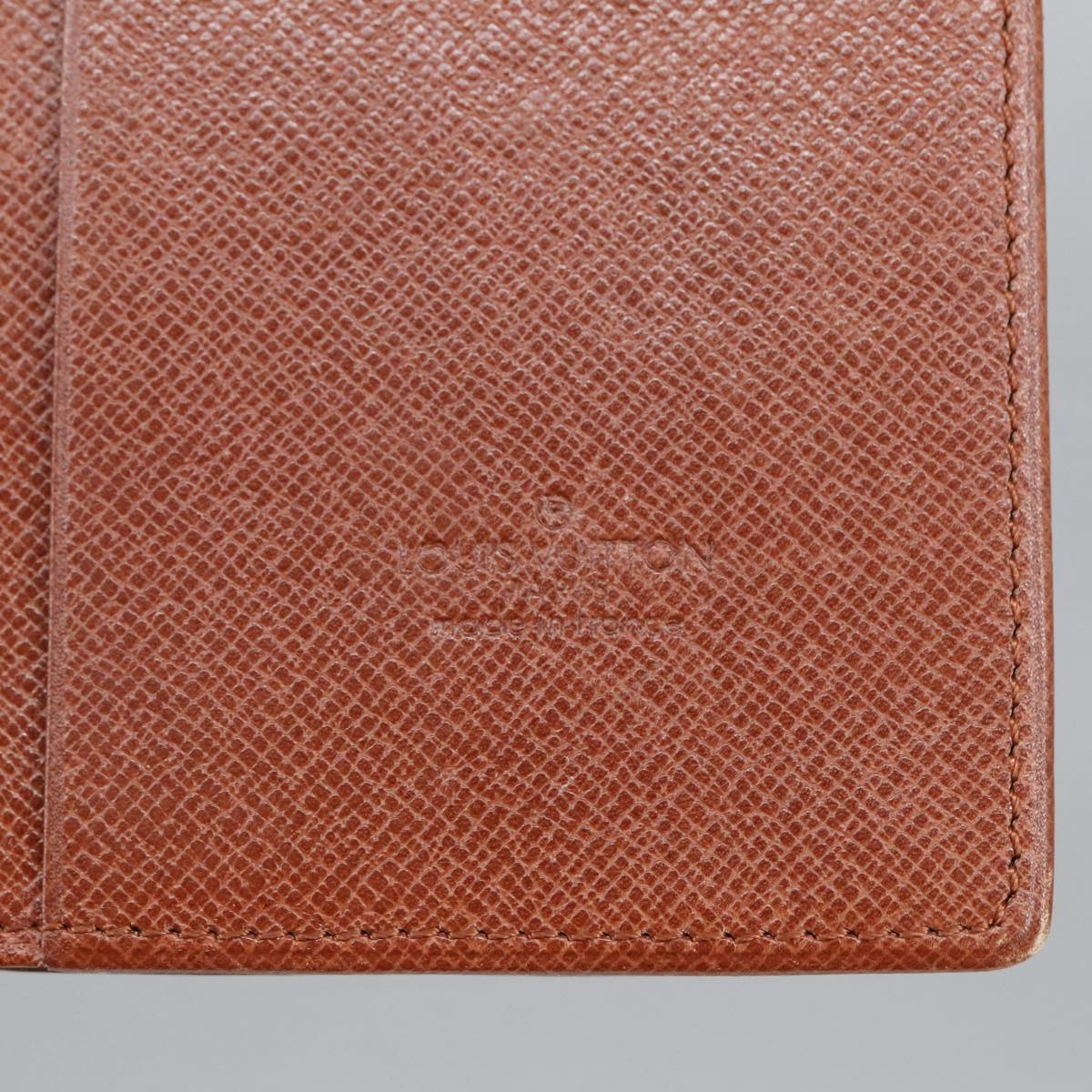 LOUIS VUITTON Monogram Porte Cartes Credit Billfold Wallet M60825 LV Auth th5463