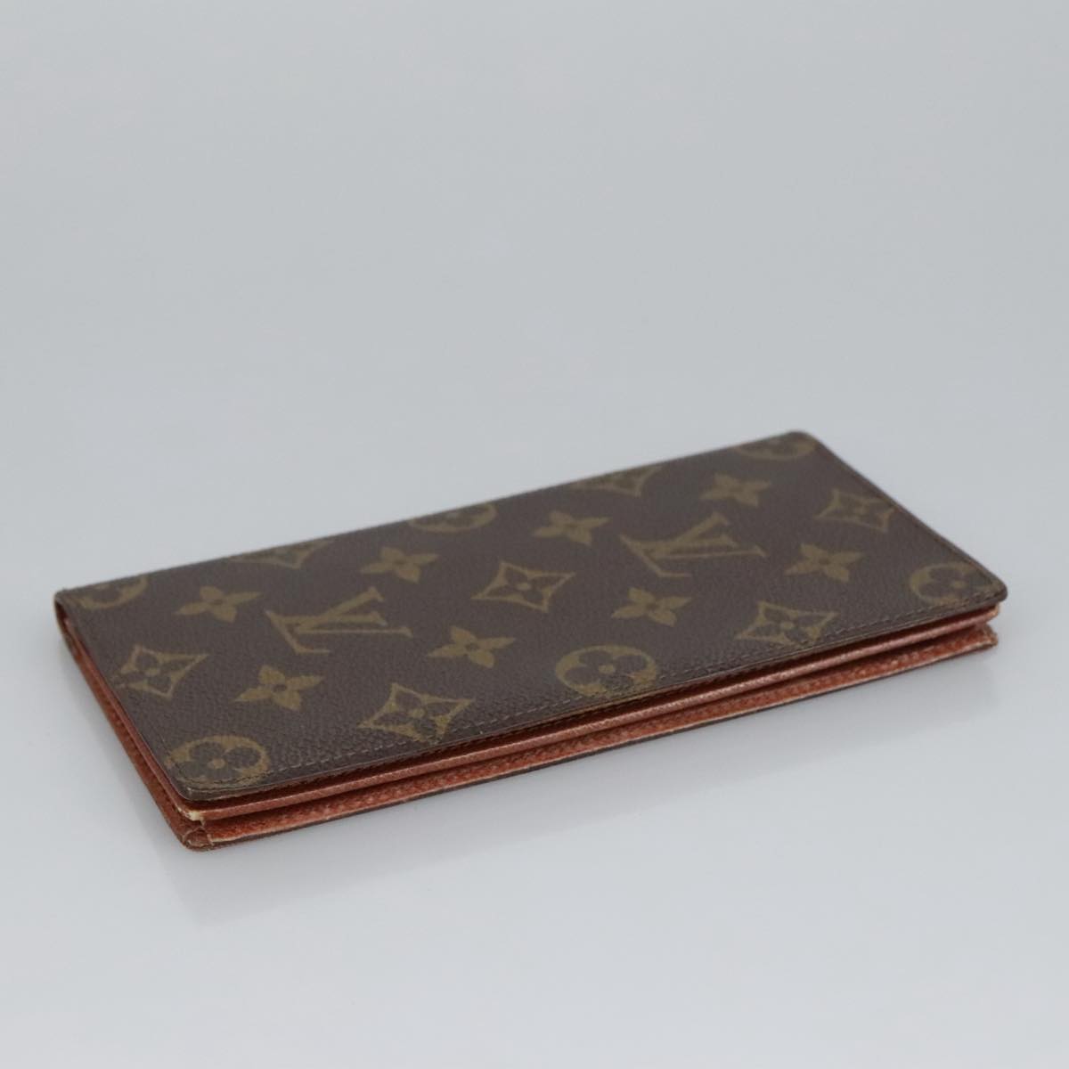 LOUIS VUITTON Monogram Porte Cartes Credit Billfold Wallet M60825 LV Auth th5463