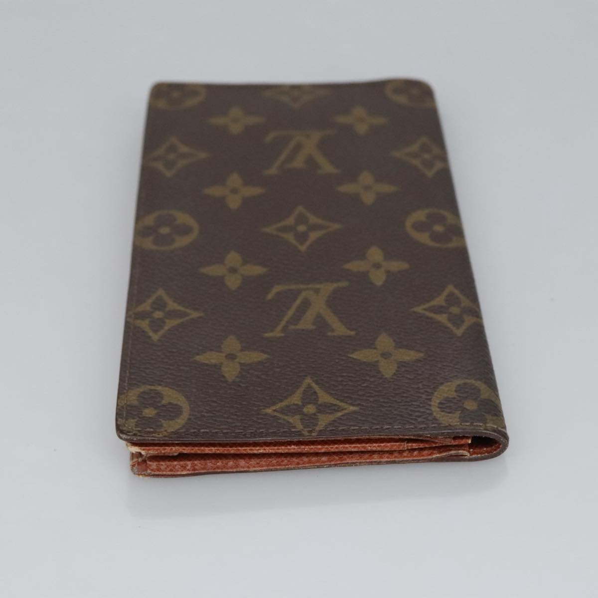 LOUIS VUITTON Monogram Porte Cartes Credit Billfold Wallet M60825 LV Auth th5463