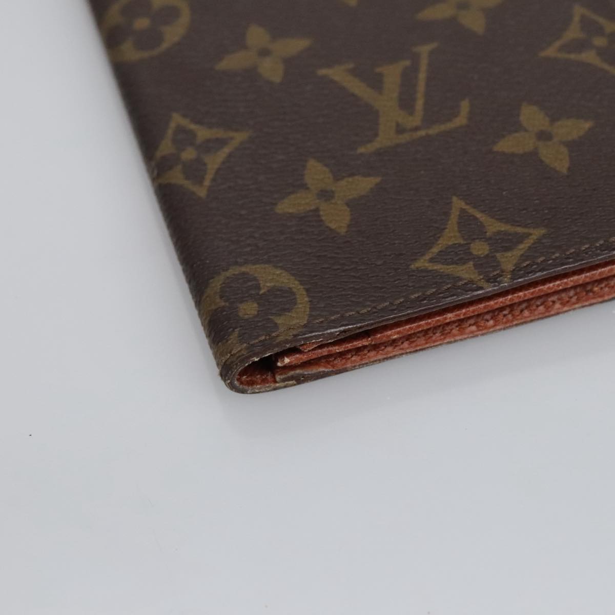 LOUIS VUITTON Monogram Porte Cartes Credit Billfold Wallet M60825 LV Auth th5463