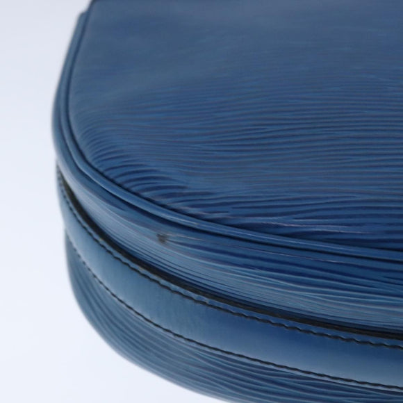 LOUIS VUITTON Epi June Feuille Shoulder Bag Blue M52155 LV Auth th5470