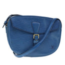 LOUIS VUITTON Epi June Feuille Shoulder Bag Blue M52155 LV Auth th5470-1