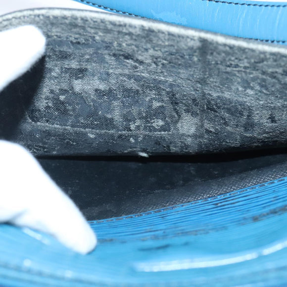 LOUIS VUITTON Epi June Feuille Shoulder Bag Blue M52155 LV Auth th5470