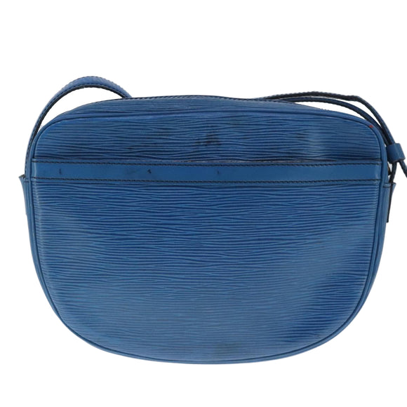 LOUIS VUITTON Epi June Feuille Shoulder Bag Blue M52155 LV Auth th5470