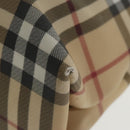 BURBERRY Nova Check Tote Bag PVC Beige Auth th5475-14