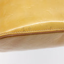 LOUIS VUITTON Monogram Vernis Houston Hand Bag Beige M91004 LV Auth th5476-14