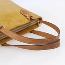 LOUIS VUITTON Monogram Vernis Houston Hand Bag Beige M91004 LV Auth th5476-7