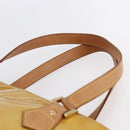 LOUIS VUITTON Monogram Vernis Houston Hand Bag Beige M91004 LV Auth th5476-8