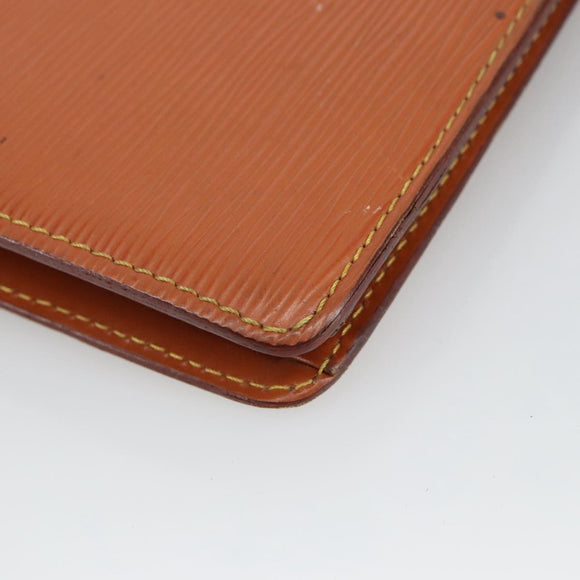 LOUIS VUITTON Epi Pochette Homme Bag Brown Zipangu Gold M52528 LV Auth th5481