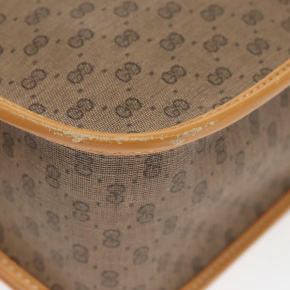 GUCCI Micro GG Supreme Shoulder Bag PVC Beige Gold 001 104 0915 Auth th5490