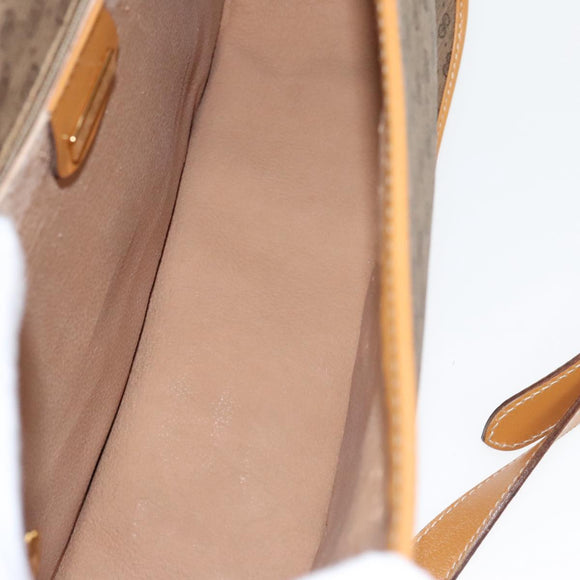 GUCCI Micro GG Supreme Shoulder Bag PVC Beige Gold 001 104 0915 Auth th5490