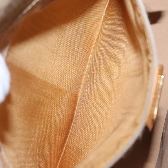 GUCCI Micro GG Supreme Shoulder Bag PVC Beige Gold 001 104 0915 Auth th5490