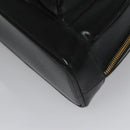 GUCCI Bamboo Body Bag Patent leather Black Gold 003 3444 0127 Auth th5494-16