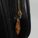 GUCCI Bamboo Body Bag Patent leather Black Gold 003 3444 0127 Auth th5494-20