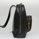 GUCCI Bamboo Body Bag Patent leather Black Gold 003 3444 0127 Auth th5494-4