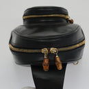 GUCCI Bamboo Body Bag Patent leather Black Gold 003 3444 0127 Auth th5494-6