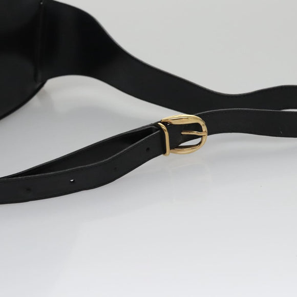 GUCCI Bamboo Body Bag Patent leather Black Gold 003 3444 0127 Auth th5494