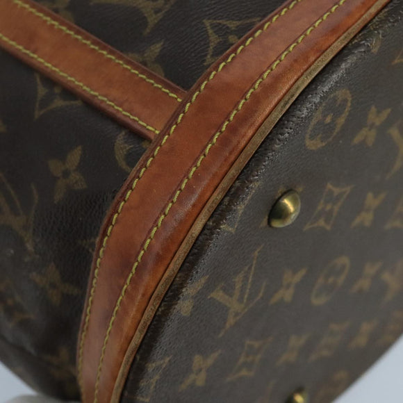 LOUIS VUITTON Monogram Bucket GM Shoulder Bag M42236 LV Auth th5501