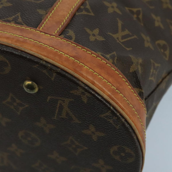 LOUIS VUITTON Monogram Bucket GM Shoulder Bag M42236 LV Auth th5501