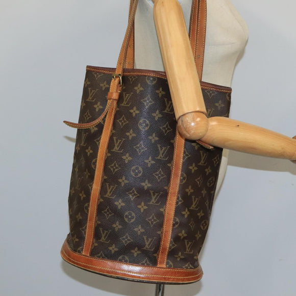 LOUIS VUITTON Monogram Bucket GM Shoulder Bag M42236 LV Auth th5501