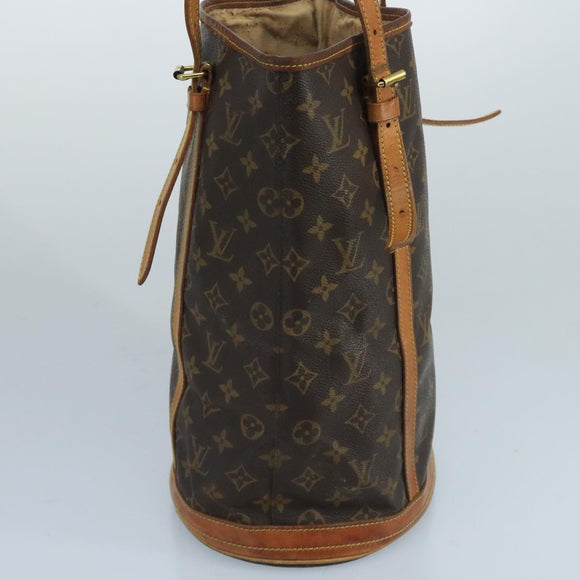 LOUIS VUITTON Monogram Bucket GM Shoulder Bag M42236 LV Auth th5501