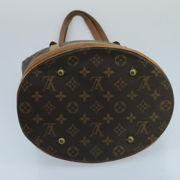 LOUIS VUITTON Monogram Bucket GM Shoulder Bag M42236 LV Auth th5502