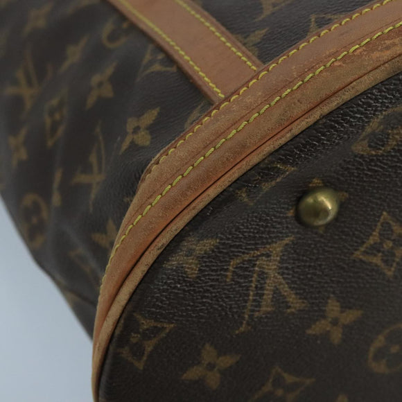 LOUIS VUITTON Monogram Bucket GM Shoulder Bag M42236 LV Auth th5502