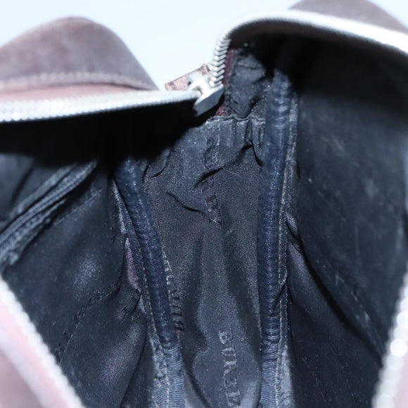 BURBERRY Nova Check Shoulder Bag Canvas Beige Auth th5516