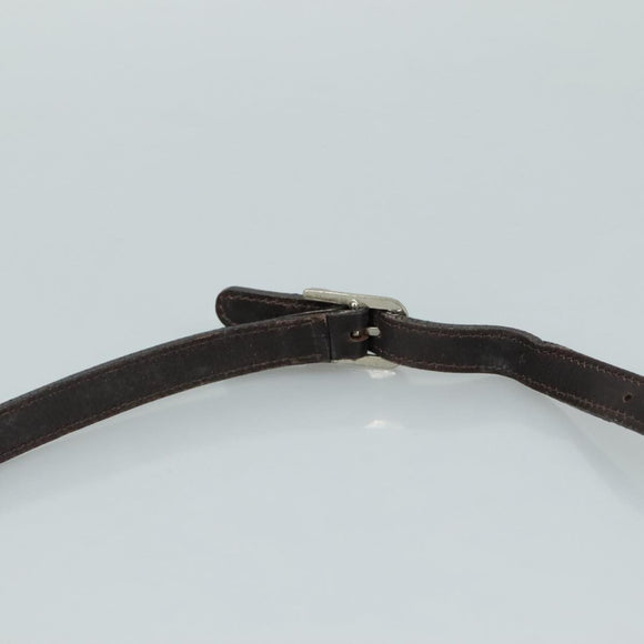 BURBERRY Nova Check Shoulder Bag Canvas Beige Auth th5516