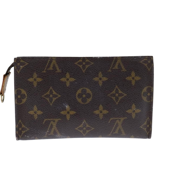 LOUIS VUITTON Monogram Bucket PM Accessory Pouch LV Auth th5521