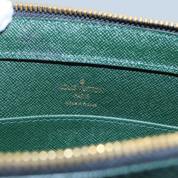 LOUIS VUITTON Taiga Baikal Clutch Bag Epicea M30184 LV Auth th5531