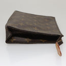 LOUIS VUITTON Monogram Poche Toilette 19 Pouch M47544 LV Auth th5540-3