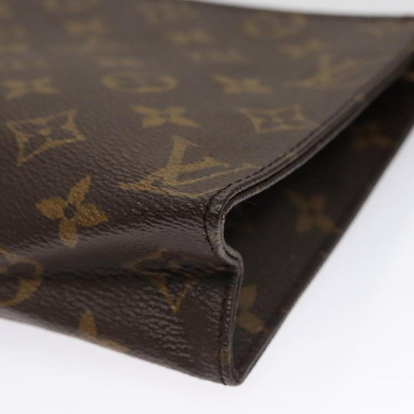 LOUIS VUITTON Monogram Poche Toilette 19 Pouch M47544 LV Auth th5540