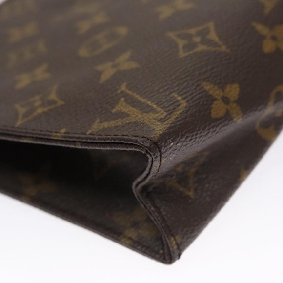 LOUIS VUITTON Monogram Poche Toilette 19 Pouch M47544 LV Auth th5540