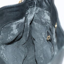 GUCCI Bamboo Hand Bag Leather 2way Black Gold 001 1705 1638 Auth th5549-19