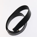 GUCCI Bamboo Hand Bag Leather 2way Black Gold 001 1705 1638 Auth th5549-20