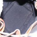 FENDI Pecan Canvas Shoulder Bag PVC Leather Brown Auth th5553-12