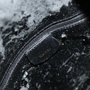 GUCCI Bamboo Hand Bag Leather 2way Black Gold 001 2113 1577 Auth th5555-17