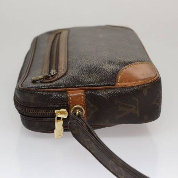 LOUIS VUITTON Monogram Marly Dragonne GM Clutch Bag M51825 LV Auth th5558