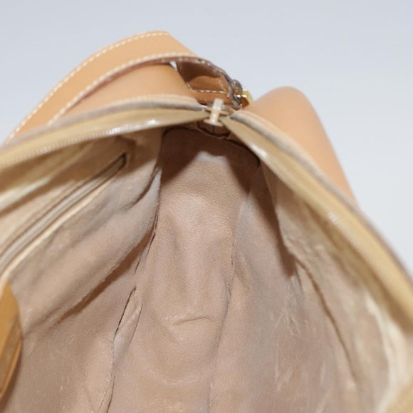 GUCCI Micro GG Supreme Web Sherry Line Shoulder Bag PVC Beige Red Auth th5563