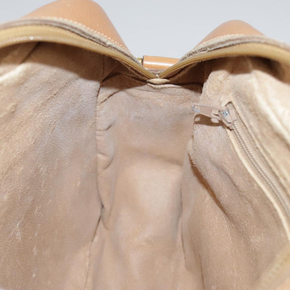 GUCCI Micro GG Supreme Web Sherry Line Shoulder Bag PVC Beige Red Auth th5563