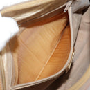 GUCCI Micro GG Supreme Web Sherry Line Shoulder Bag PVC Beige Red Auth th5563-11