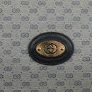GUCCI Micro GG Supreme Hand Bag PVC 2way Navy Gold 002 58 0033 Auth th5567-18