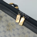 GUCCI Micro GG Supreme Hand Bag PVC 2way Navy Gold 002 58 0033 Auth th5567-9