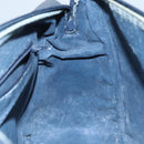 GUCCI Micro GG Supreme Hand Bag PVC 2way Navy Gold 002 58 0033 Auth th5567-20