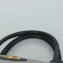 GUCCI Micro GG Supreme Hand Bag PVC 2way Navy Gold 002 58 0033 Auth th5567-14