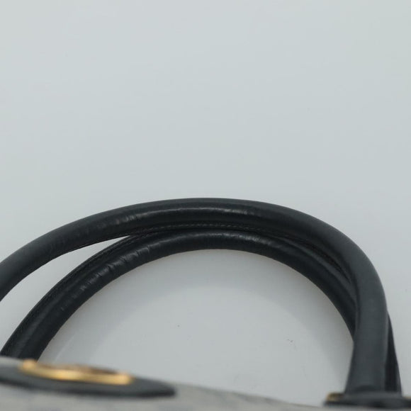 GUCCI Micro GG Supreme Hand Bag PVC 2way Navy Gold 002 58 0033 Auth th5567