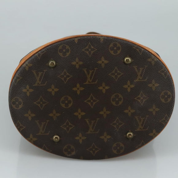 LOUIS VUITTON Monogram Bucket GM Shoulder Bag M42236 LV Auth th5568